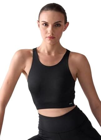 Buy Sports Bra for Women Full Coverage - Comfortable Scoop Neck Design ...