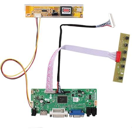 HDMI+VGA+DVI+Audio Input LCD Controller Board for LP140WH1 LP156WH2 11. ...