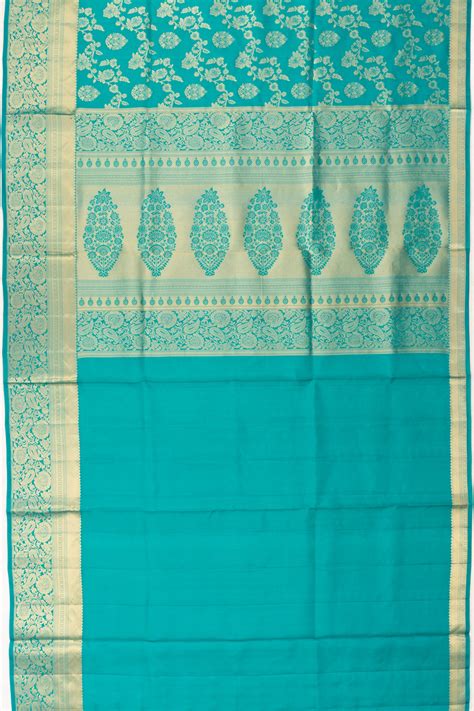 Coimbatore Soft Silk Jaal Pastel Blue Saree | Kankatala
