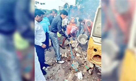 GCC Commissioner inspects intensive cleaning work in Royapuram