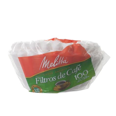 Melitta 8-12 Cup Basket Coffee Filters 100ct