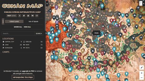 Conan Exiles Interactive Map - ScalaCube