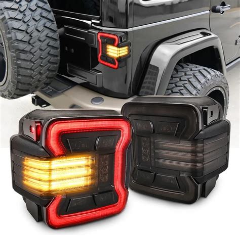 Amazon.com: LED Tail Lights Assembly Compatible with 2018-2022 Jeep ...