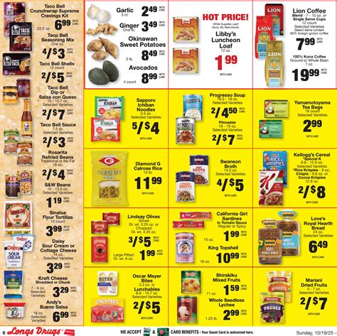 Longs Weekly Ad Sale October 19 – October 25, 2025
