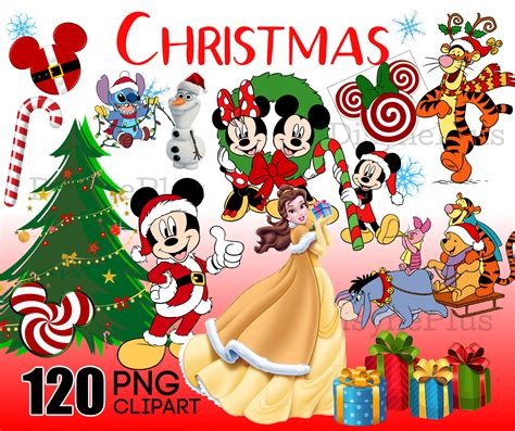 Disney Merry Christmas Clip Art