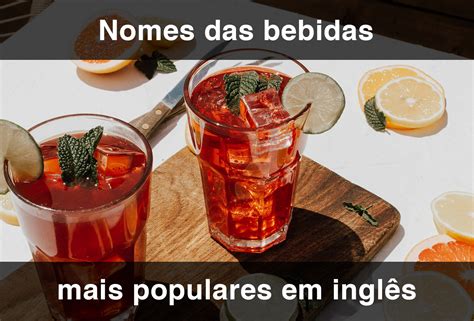 Aprenda os nomes das bebidas mais populares em inglês (2026 Atualizado ...
