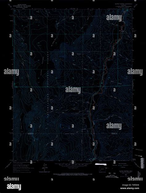 Carte du plateau du colorado Banque de photographies et d'images à ...