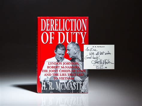 Hr Mcmaster Dereliction Of Duty
