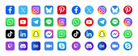 All social media logo Images - Free Download on Freepik