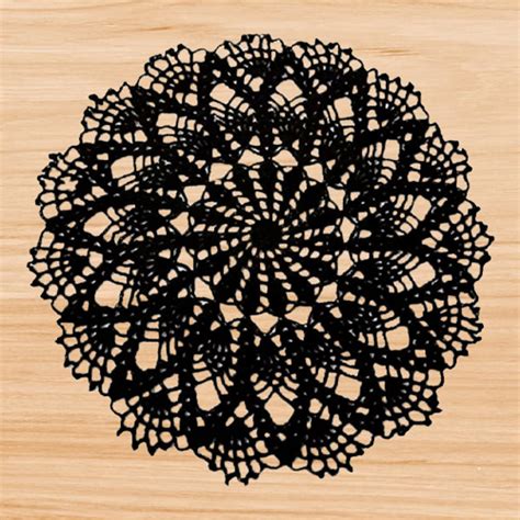 Image result for Crochet Rectangle Doily Pattern