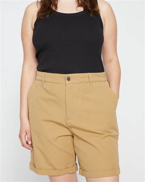 Khaki Shorts Women