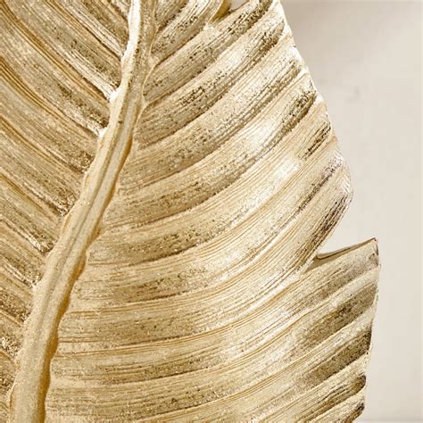 Buy Oro Polyresin Leaf Vase - Medium from Home Centre at just INR 1999.0