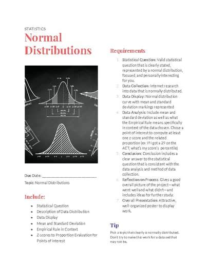 Normal Distribution Project 的图像结果
