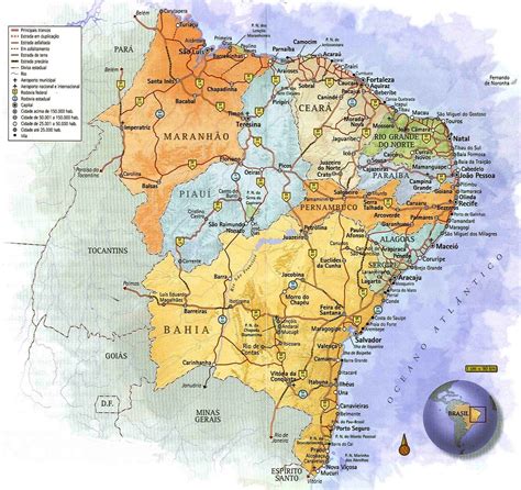 Mapa Das Praias Nordeste - FDPLEARN