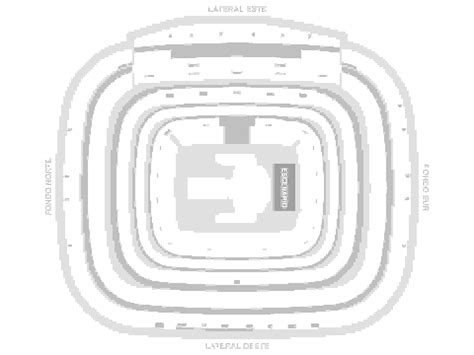 Madrid Santiago Bernabeu Estadio Stadium seating map - Concerts (Conciertos mapa plano de ...