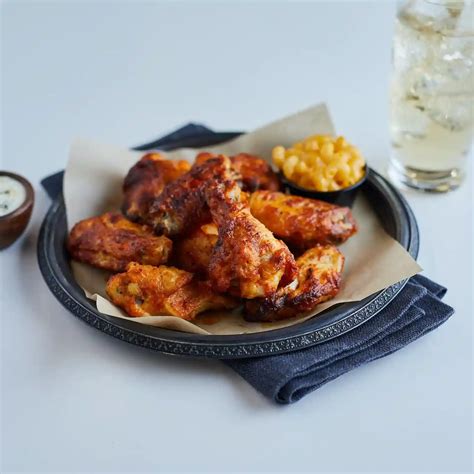 Tyson® Fully Cooked BBQ Glazed Bone-In Chicken Wing Sections, Jumbo