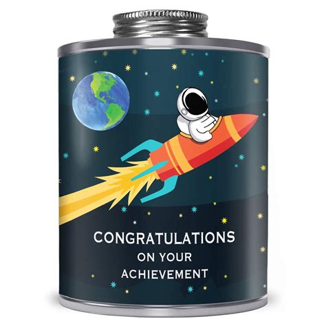 CONGRATULATIONS ON YOUR ACHIEVEMENT (Greeting Card Can): Give the gift ...