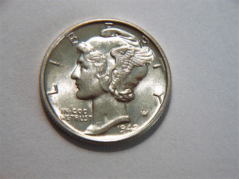 1942-P Silver Mercury Dime - For Sale, Buy Now Online - Item #718331