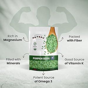 Nutraj Pumpkin Seeds 400g (2x200g)| Immunity Booster and Fiber Rich ...