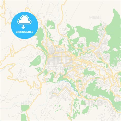 Map Of Manizales Colombia