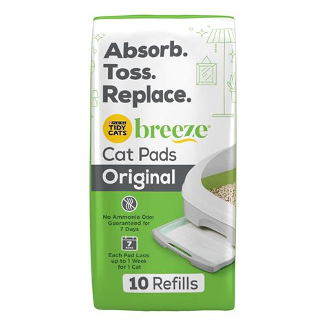 Purina Tidy Cats Breeze Litter System Cat Pad Refills 10ct. Pack Tidy ...