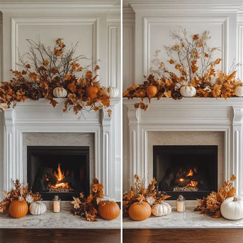 39 Enchanting Fall Fireplace Decor Ideas - Edward George