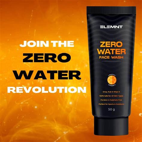 Elemnt Zero Water Facewash, 50gm – Sportswing.in