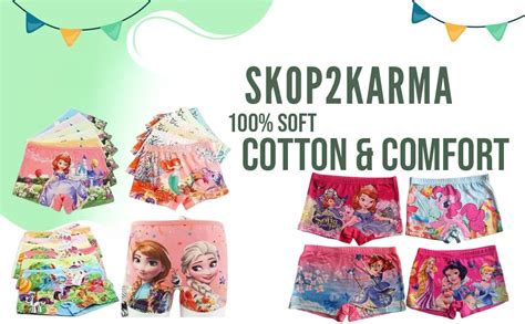Buy Shop2karma Girls Trunk Underwear Soft & Comfortable Breathable ...