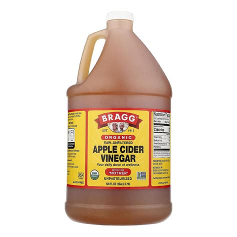 B r a g g O r g a n i c R a w U n f i l t e r e d A p p l e C i d e r V ...