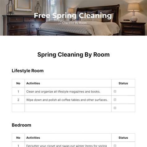 Spring Cleaning Checklist 的图像结果