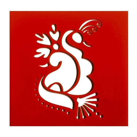 ilearnngrow Diwali DIY Rangoli Kit - Peacock