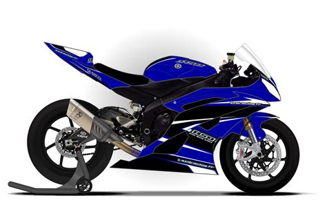 2008 Yamaha R6 Blue