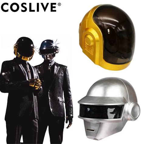 Coslive-Daft-Punk-Helmet-Mask-Cosplay-Resin-Full-Head-Mask-Halloween ...