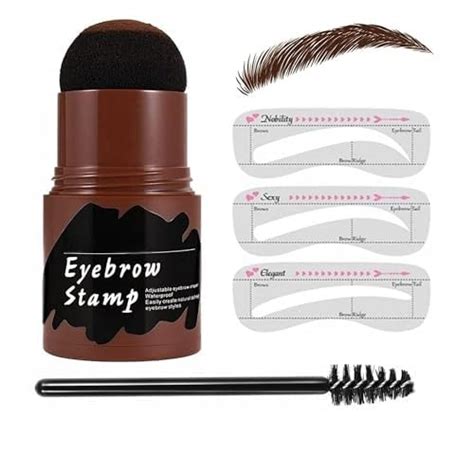 Buy Eyebrow Stamp Stencil Kit, One Step Brow Stamp Makeup Powder ...