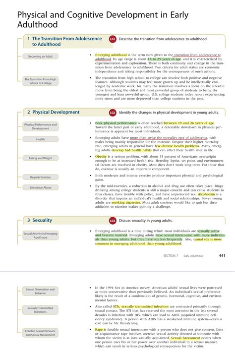 Early-Adulthood-Development - BS Psychology - Studocu