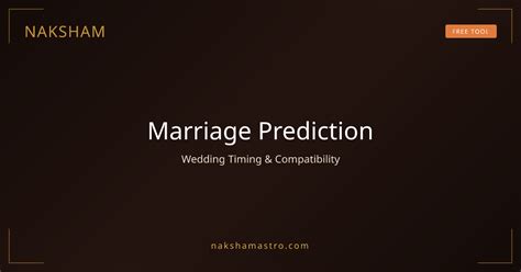 Free Marriage Horoscope by Date of Birth — विवाह भविष्यवाणी | Naksham