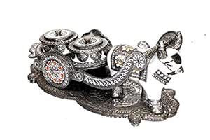 Buy Baba Handicraft Bullock Cart Wooden with Dryfruit Box, Mukhvas Box ...