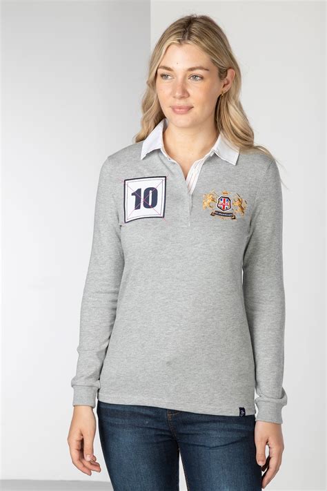 Ladies Rugby Shirt UK | Womens Plain Polo Rugby Shirt | Rydale