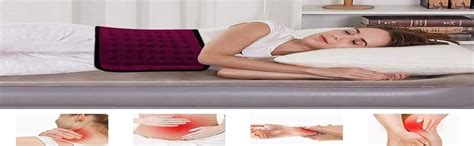MCP Velvet Wine Color Heating Pad For Pain Relief, Period Cramps Relief ...