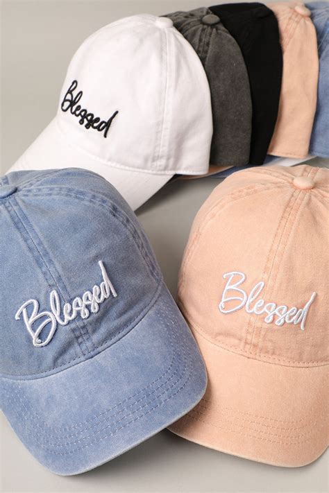 Blessed Hat, Personalized Baseball Cap, Embroidery Cap, Embroidered Hat ...