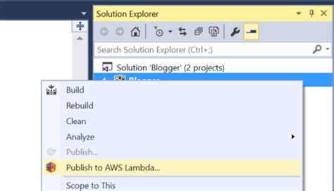 Image result for AWS Visual Studio Non Net Application