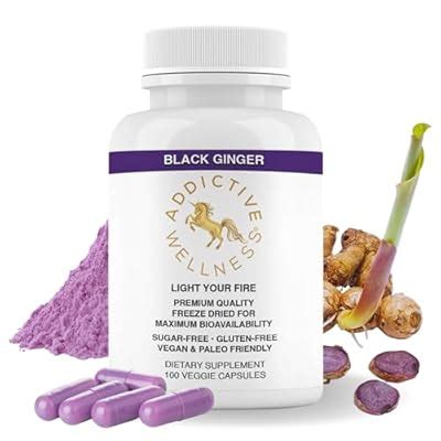 Addictive Wellness Black Ginger Capsules (Kaempferia India | Ubuy