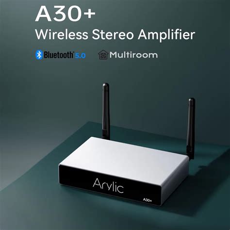 Arylic A30+ 30W x 2 Wireless Mini Stereo Amplifier – Concept Kart