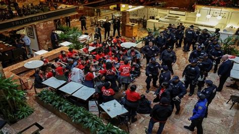 Protesters Rally at Trump Tower Against Detention