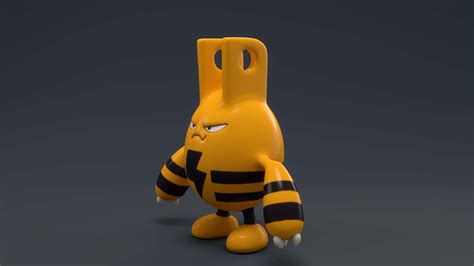 Download 3D Elekid Wallpaper | Wallpapers.com