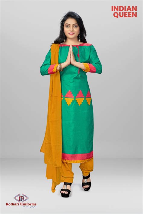 Indian Queen - CIQ1C | Kothari Uniforms | Uniform Salwars (Churidar)