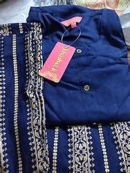 Buy Khushal K Women's Rayon Kurta (KK-289-Blue-2XL_ Blue_ 2XL) at Amazon.in