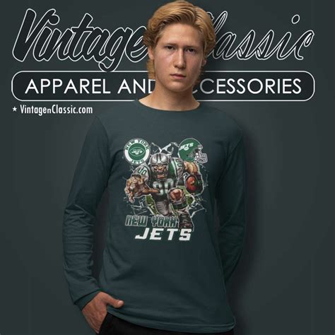 Mascot New York Jets Nfl Football 2023 Shirt - Vintagenclassic Tee
