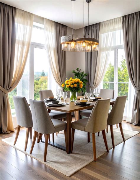 24 Dining Room Window Treatments for Light and Privacy - Too Much Time