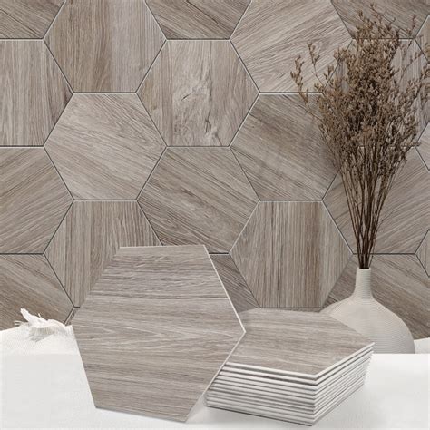 Avant Decor Bex Natural Wood Tawny 6-in x 7-in Unglazed Composite Wood ...
